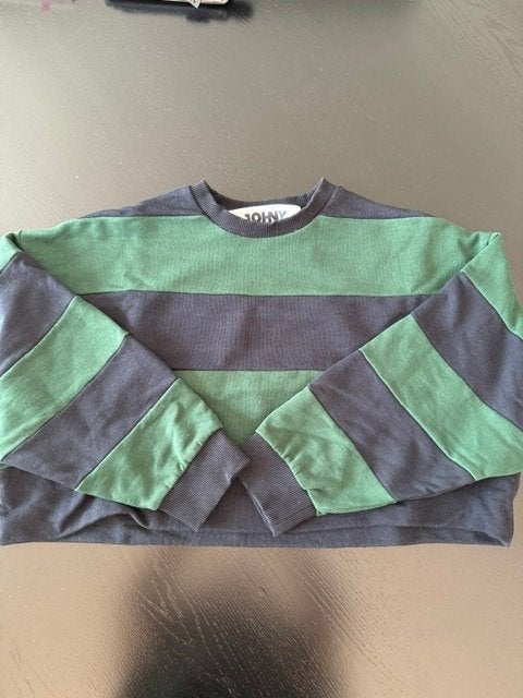 Johny blauw/green sweater cropped  Medium   NIEUW, Kleding | Dames, Maat 38/40 (M), Johny, Nieuw, Ophalen of Verzenden