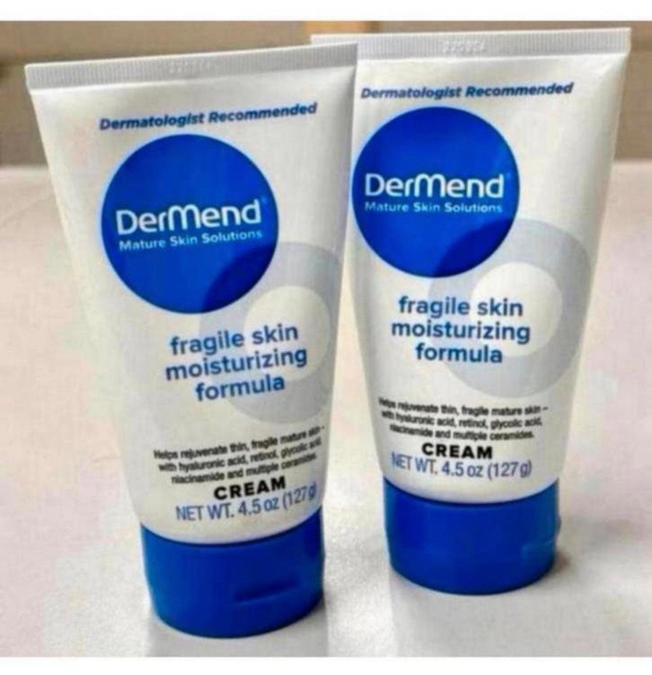 2x Crème à formule hydratante Dermend pour peau fragile, 2 x, Enlèvement ou Envoi, Neuf, Body lotion, Crème ou Huile