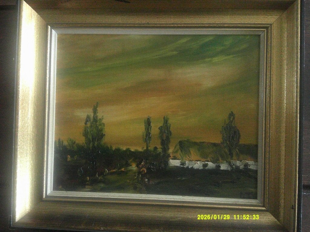 *A.Tahon (1907) -Prachtige gesigneerde schilderij -Zie ARTO, Ophalen of Verzenden, Bijzondere lijst, Paneel