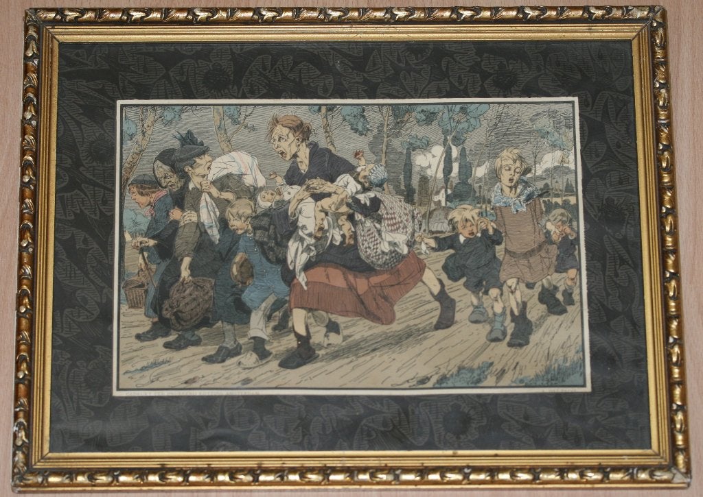 Alfred Ost (1884-1945) Litho 1914, Signé, Enlèvement ou Envoi