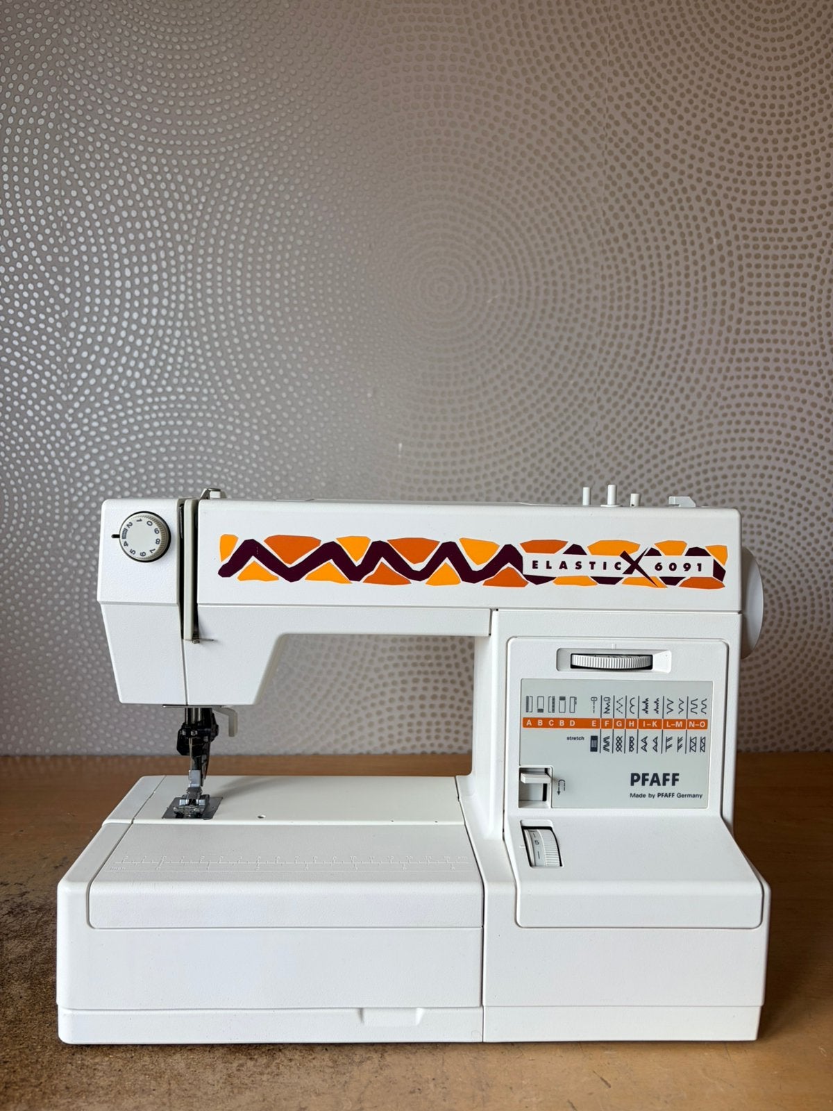 MACHINE À COUDRE PFAFF 6091 CE DOUBLE TRANSPORT DE TISSU, Enlèvement ou Envoi, Utilisé, Machine à coudre, Pfaff