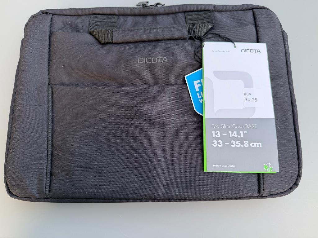 Dicota Eco Slim Case BASE Laptop Tas 13-14.1" (Nieuw), Computers en Software, Laptoptassen, Ophalen, Nieuw, 13 inch, Handvat