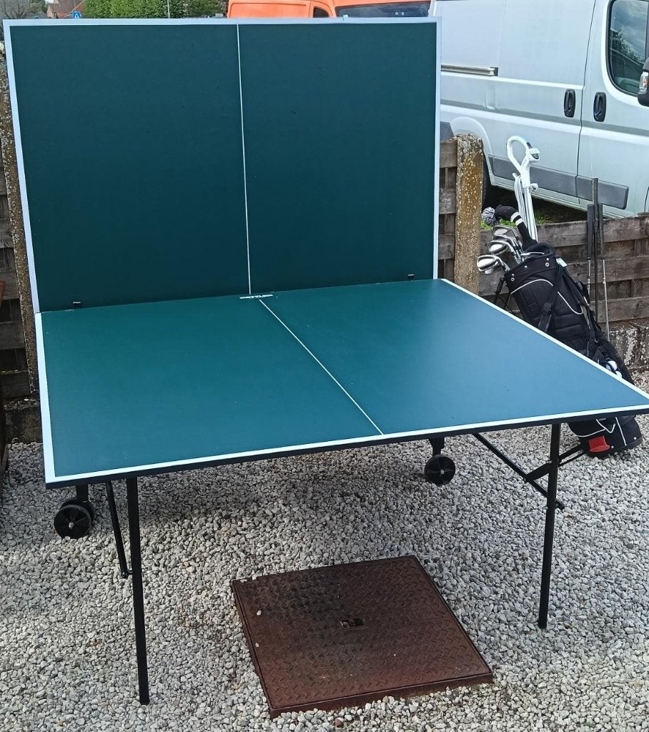 Ping Pong tafel, Sports & Fitness, Enlèvement, Comme neuf, Table d'intérieur, Pliante
