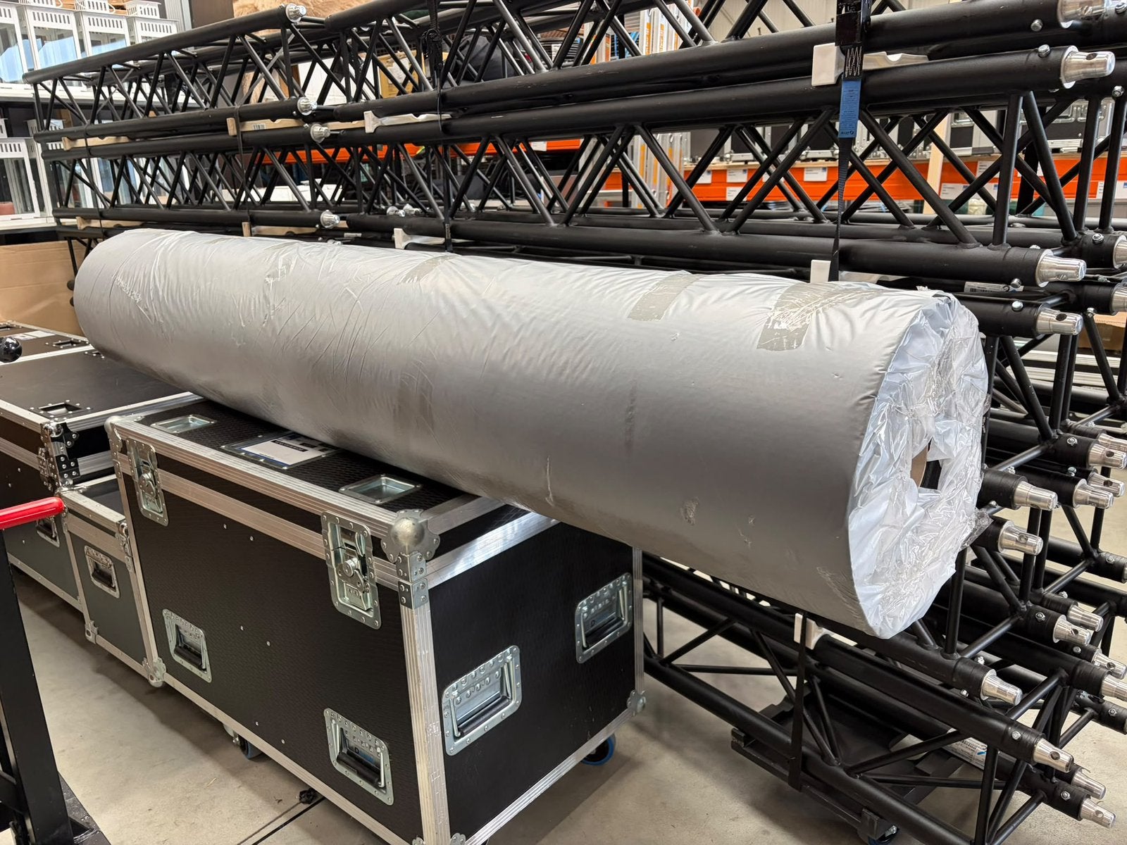 Rol expo tapijt 2m x 50m, Huis en Inrichting, Ophalen, Zwart, 150 tot 200 cm, Evenementen