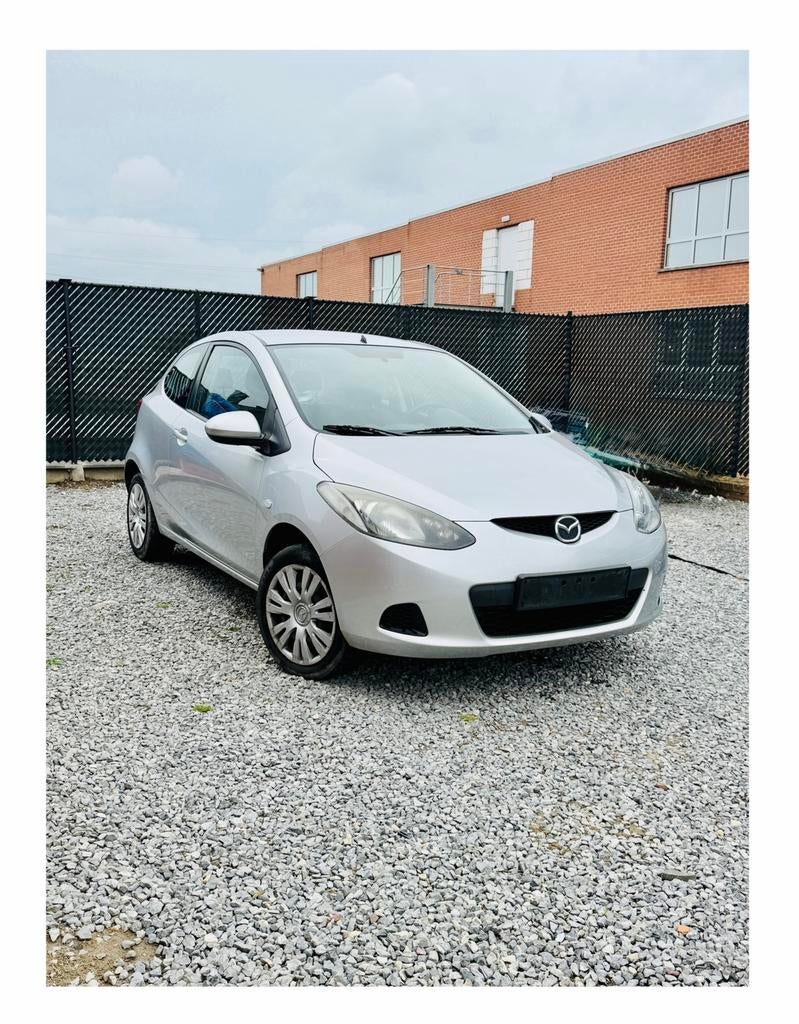 Mazda 2 / 1.4 CD Diesel 2011 Airco, Autos, Argent ou Gris, Achat, Boîte manuelle, Diesel