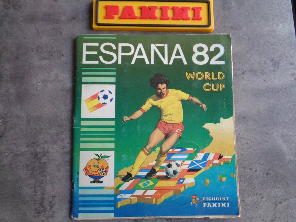 PANINI STICKER ALBUM VOETBAL WORLD CUP ESPANA 82, Verzenden, Zo goed als nieuw, Sticker