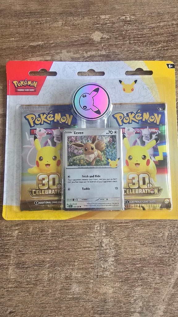 Duo Pack Pokémon 30th Celebration – Eevee, Enlèvement, Neuf, Booster box