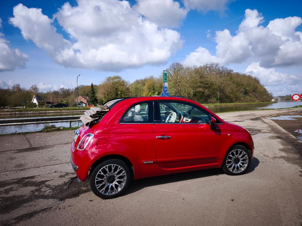 Fiat 500 cabriolet, Rouge, Achat, Cabriolet, Boîte manuelle