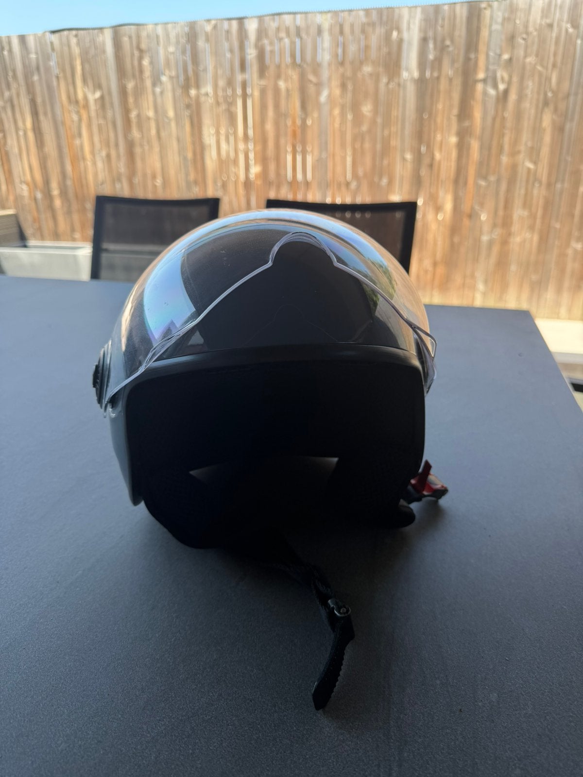 Scooterhelm VITO, Fietsen en Brommers, Brommerhelmen, Ophalen, Gebruikt