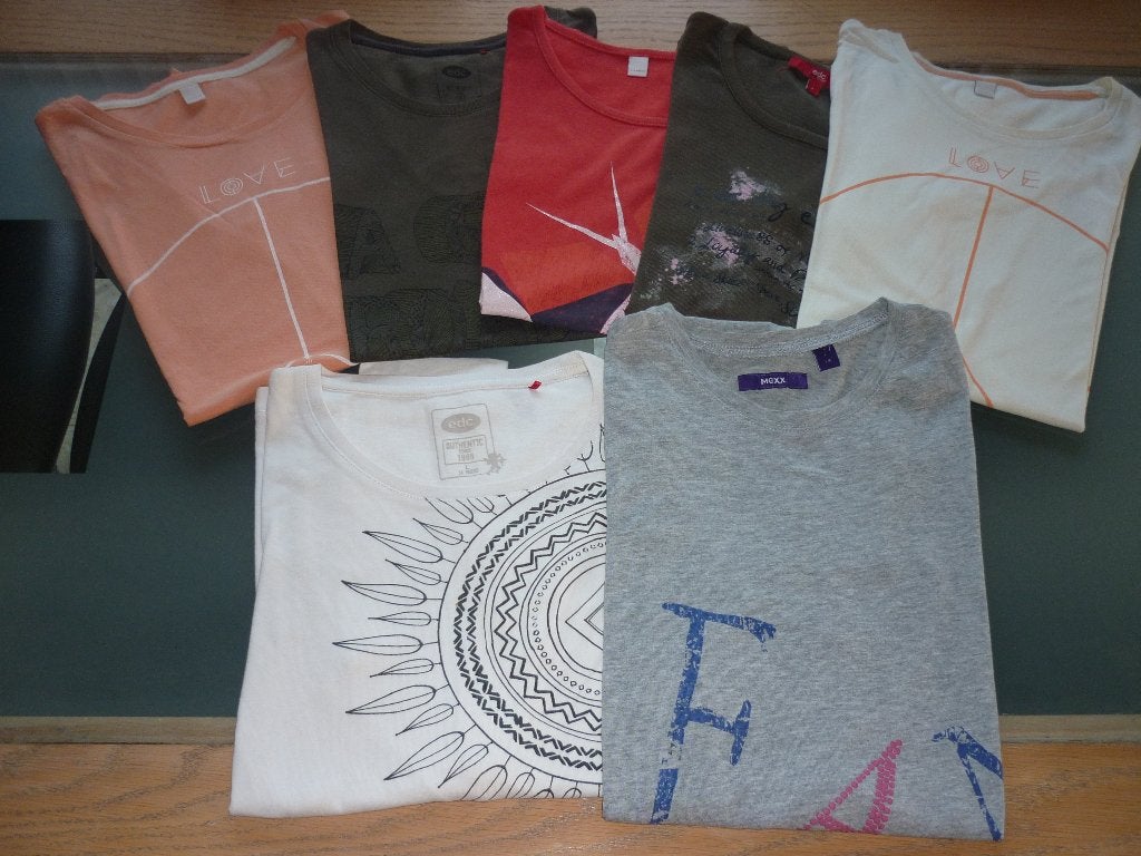 T'shirt korte-lange mouw 14j, Kinderen en Baby's, Gebruikt, Meisje, Ophalen of Verzenden, Esprit
