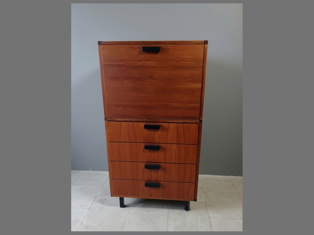 Cees Braakman voor Pastoe teak secretaire, Mid century vintage, Pastoe, Geen, Geen