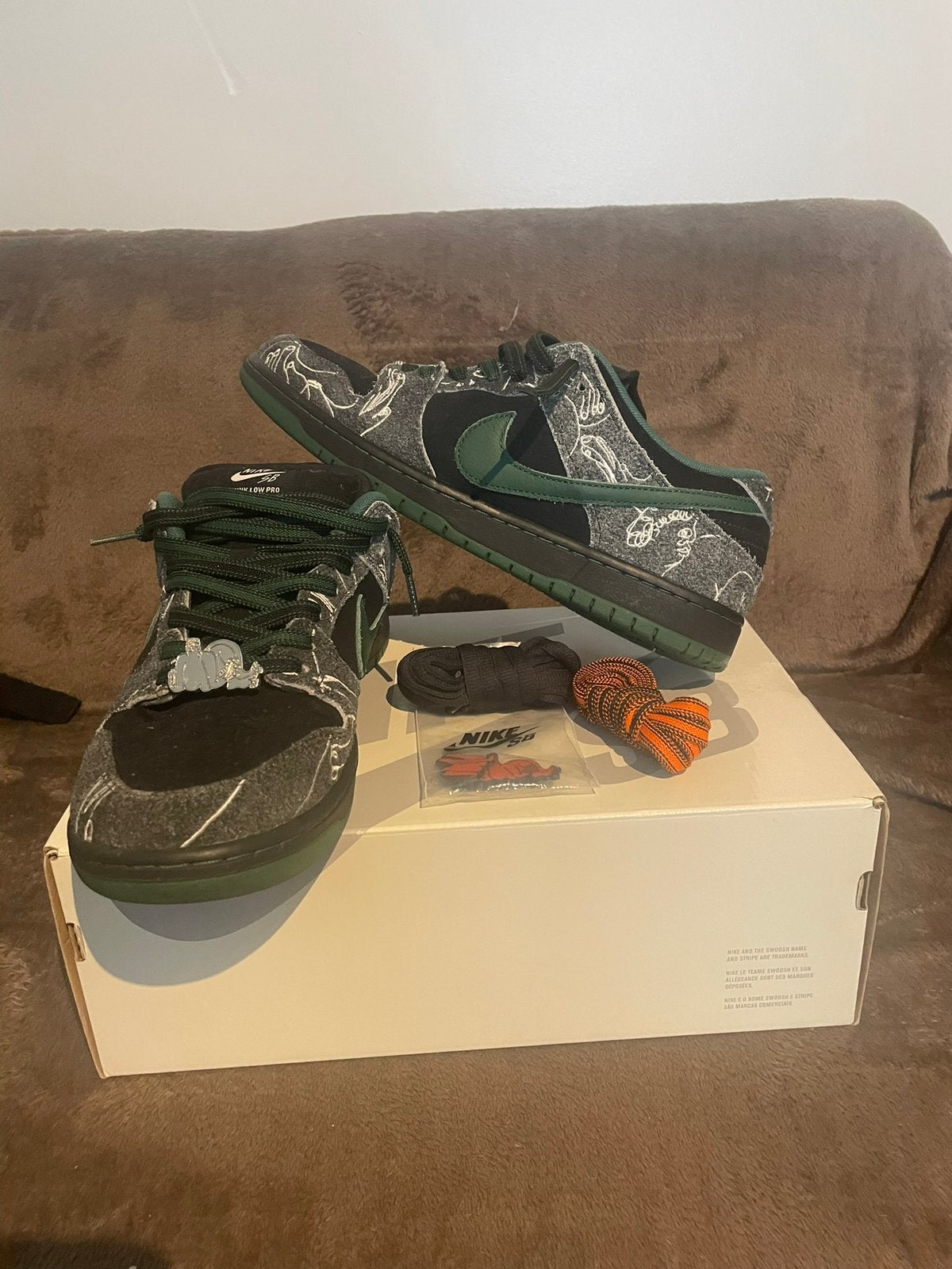 Nike dunk sb there skateboard, Kleding | Heren, Zwart, Ophalen of Verzenden, Zo goed als nieuw, Sneakers