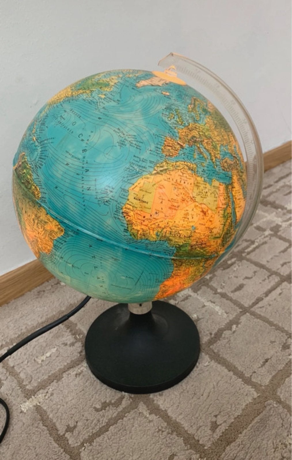 Global lumineux vintage, Maison & Meubles, Accessoires pour la Maison | Globes, Enlèvement, Lumineux, Utilisé