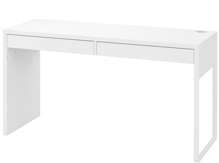bureau wit, Bureau d'écolier, 50 cm, Comme neuf, Enlèvement