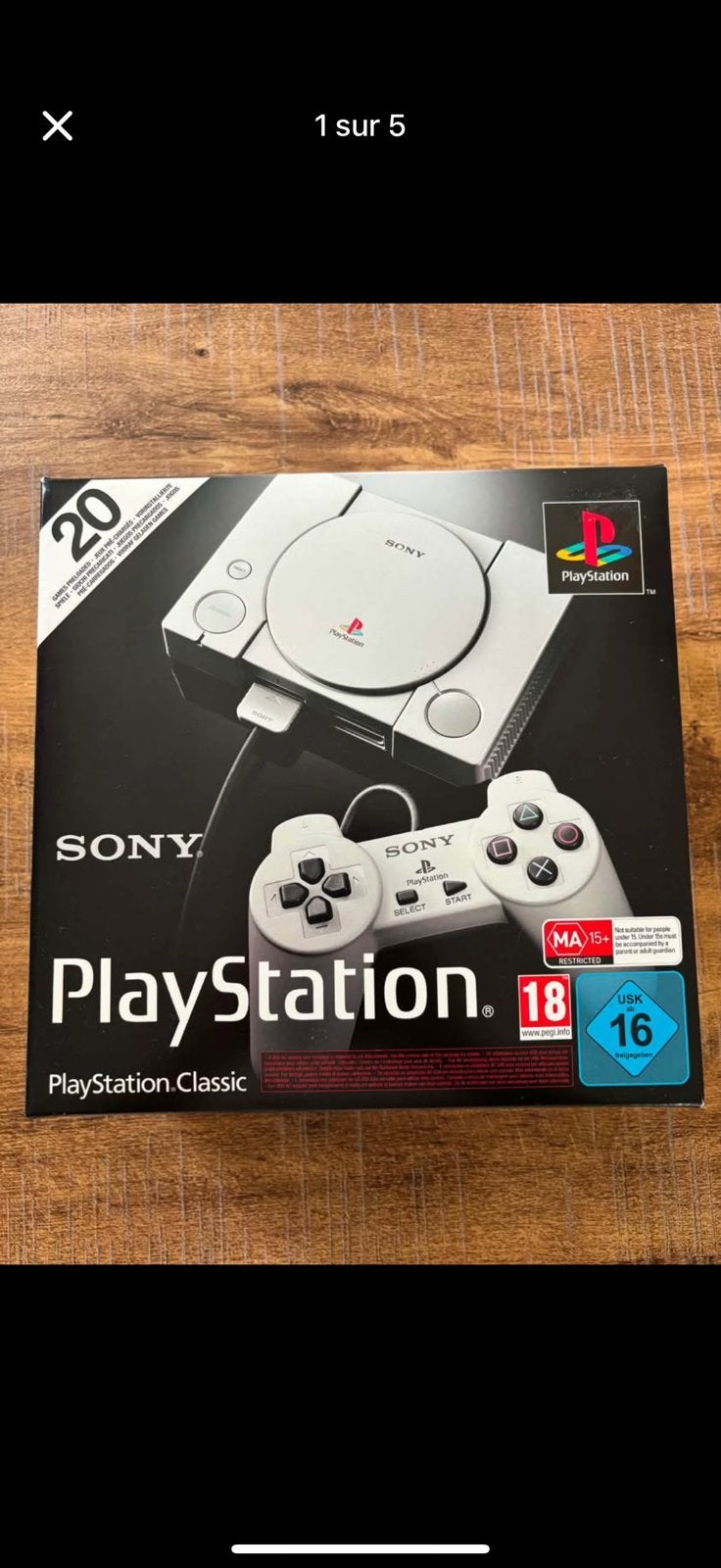 Playstation 1 classic Mini, Enlèvement, Utilisé