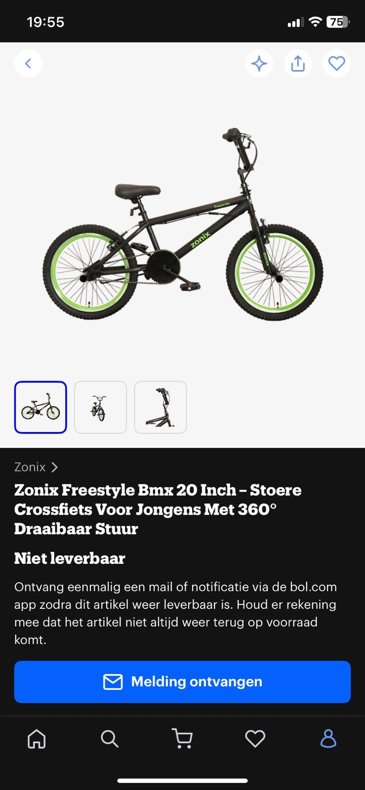Bmx, Fietsen en Brommers, Ophalen, Zo goed als nieuw