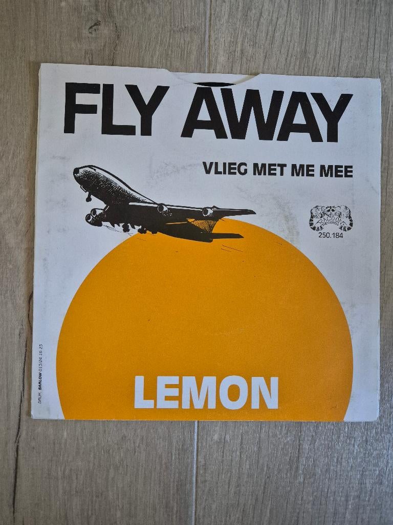 Vinyl single 'Lemon - Fly away', Cd's en Dvd's, Vinyl Singles, Ophalen of Verzenden, Gebruikt