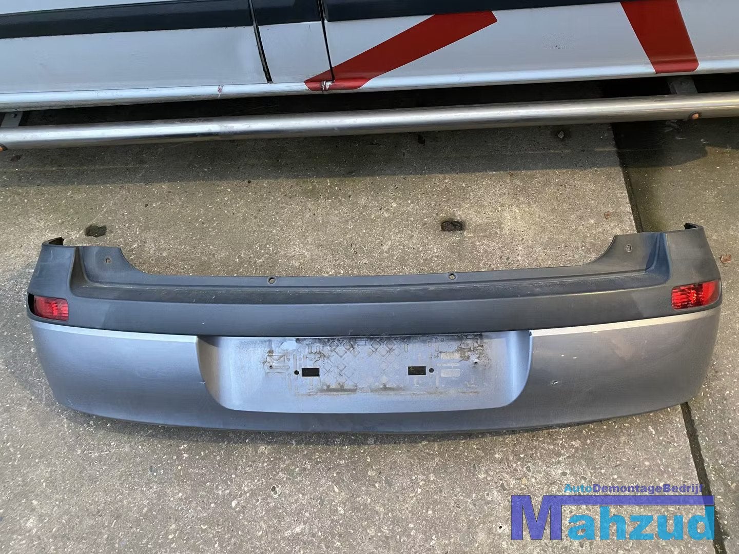 OPEL CORSA C Grijs Z163 Achterbumper 5 deurs, Auto-onderdelen, Gebruikt, Opel Automobile GmbH, Kontakt@opel-infoservice.de, Achter