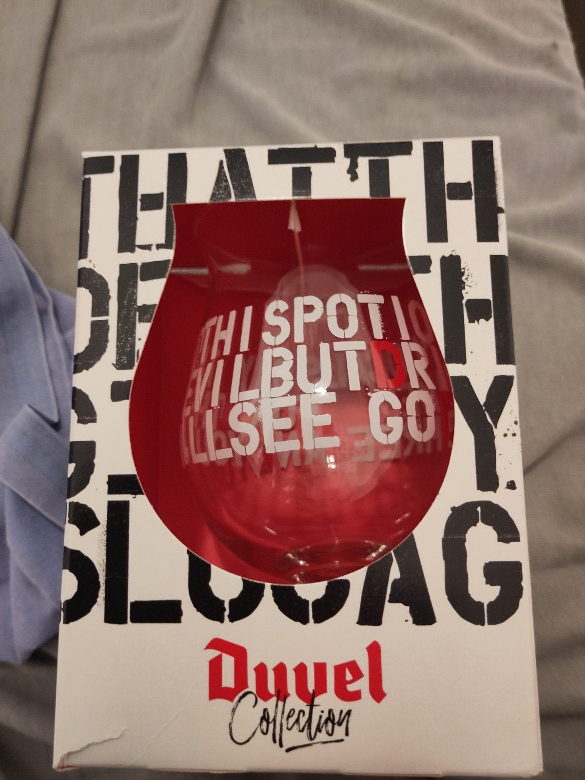 duvel glas rolling stone magazine, Verzenden, Nieuw, Glas of Glazen, Duvel