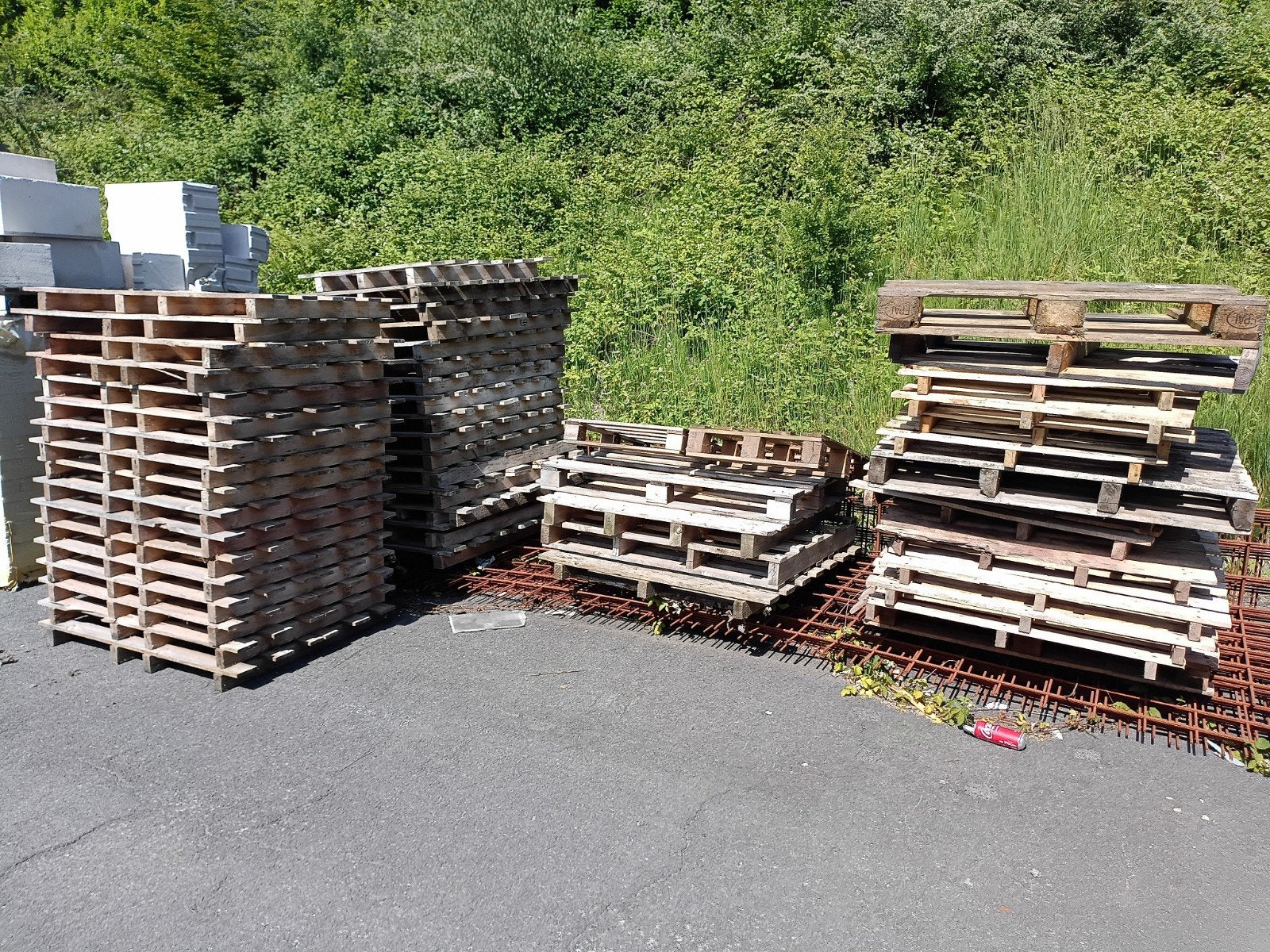 Gratis paletten, Ophalen