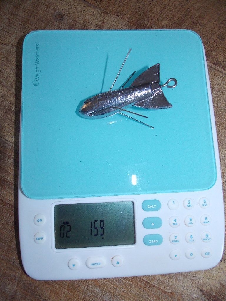 Klapankerlood 160 gram, Watersport en Boten, Ophalen of Verzenden, Nieuw, Dobber of Lood