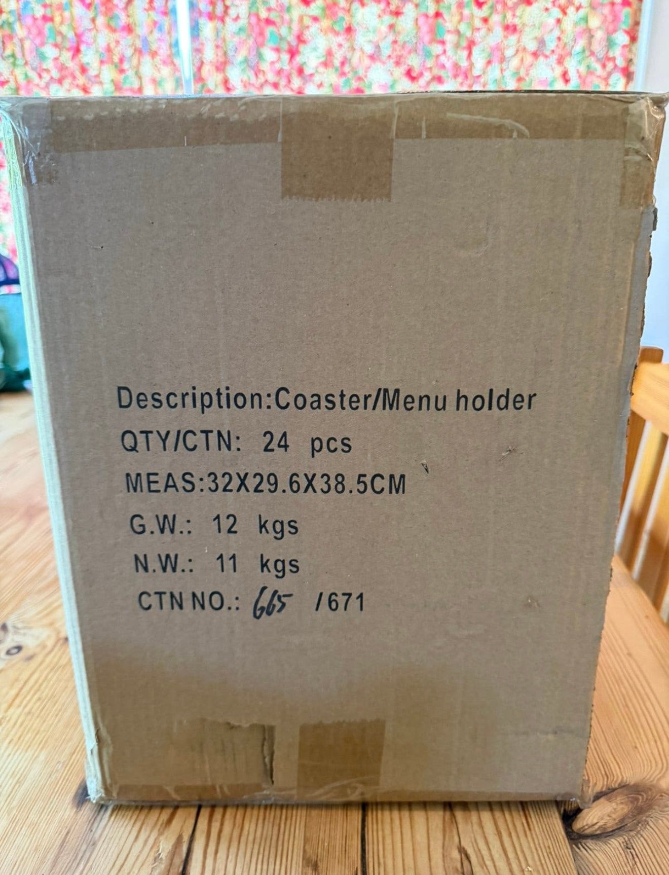 Originele Duvel doos met 24 Coaster/Menu Houders, Ophalen, Zo goed als nieuw, Doos