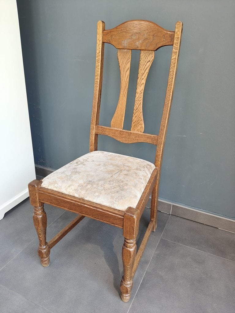 4 chaises de salle à manger, Brun, Enlèvement, Bois, Cinq, Six Chaises ou plus