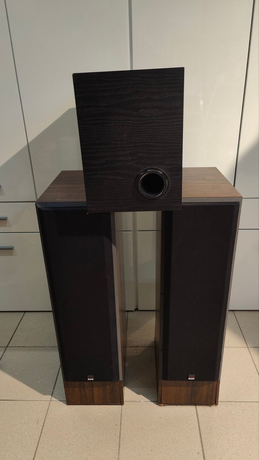 B&W speakers DM580, Audio, Tv en Foto, Luidsprekerboxen, Ophalen, Subwoofer