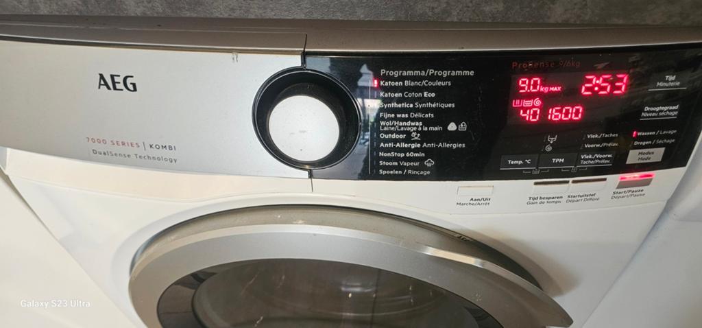 Machine a laver avec séchoir integre, Ophalen