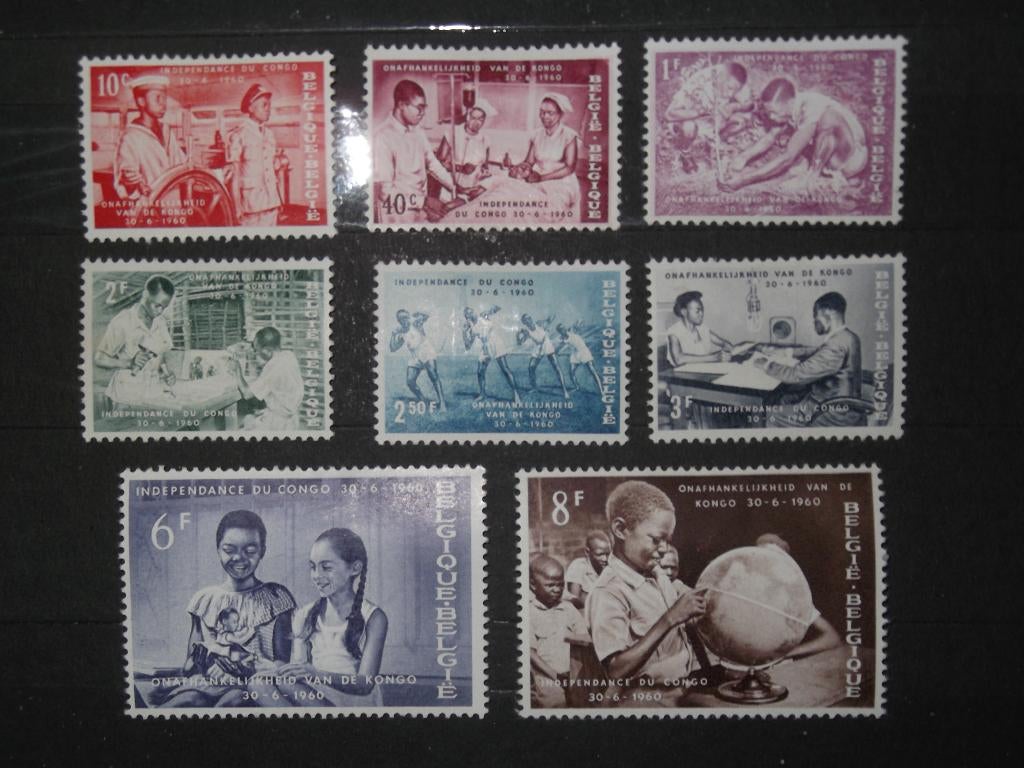 1139-1146 Congo MH, Postzegels en Munten, Postzegels | Europa | België, Ophalen of Verzenden, Postfris, 1 plakker