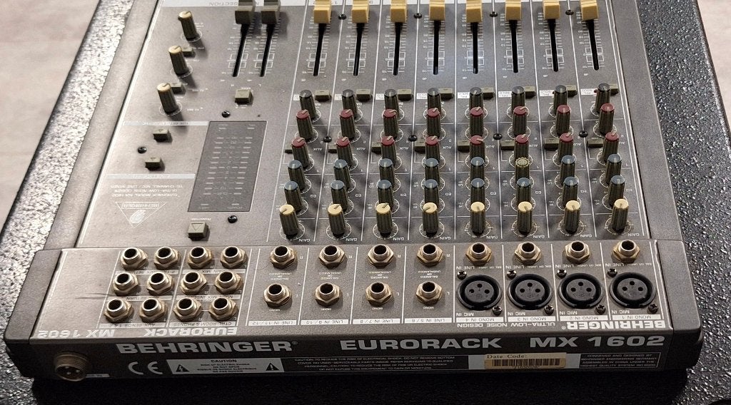 DJ-PA Mengpaneel MX 1602, Muziek en Instrumenten, Ophalen, Gebruikt, 5 tot 10 kanalen, Microfooningang