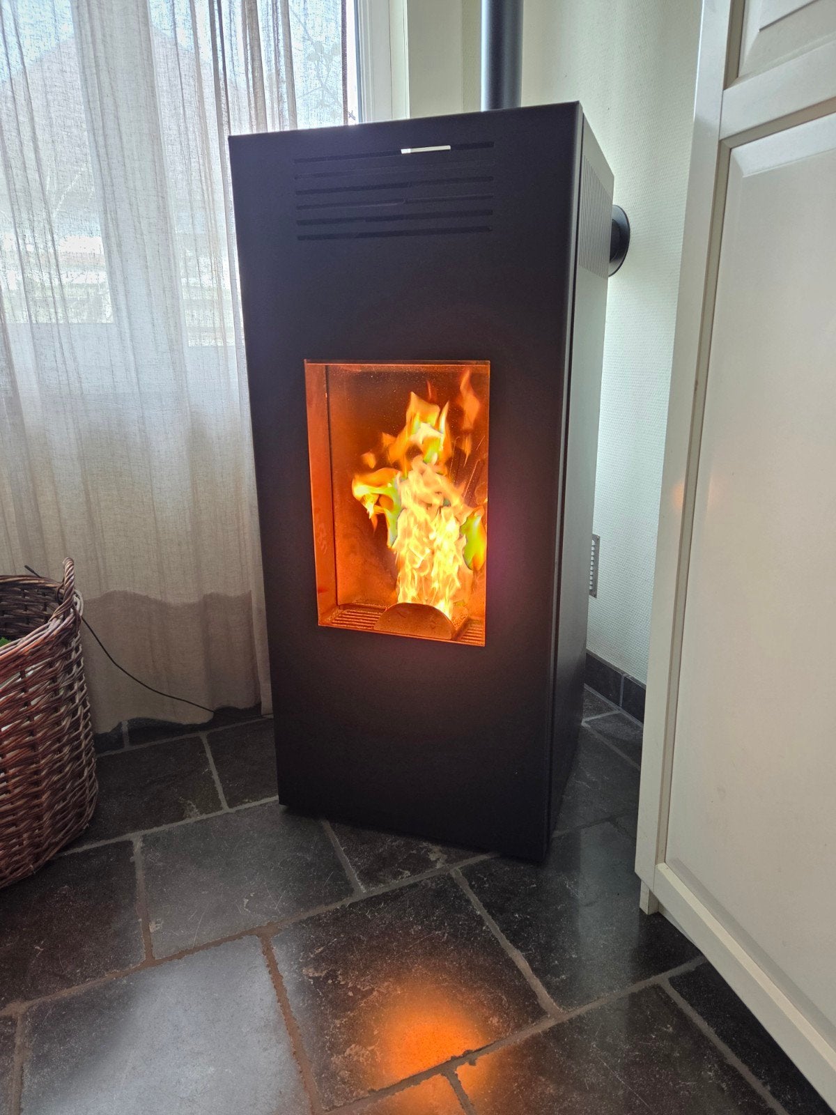 pelletkachel, Ophalen, Overige brandstoffen, Vrijstaand, Pelletkachel