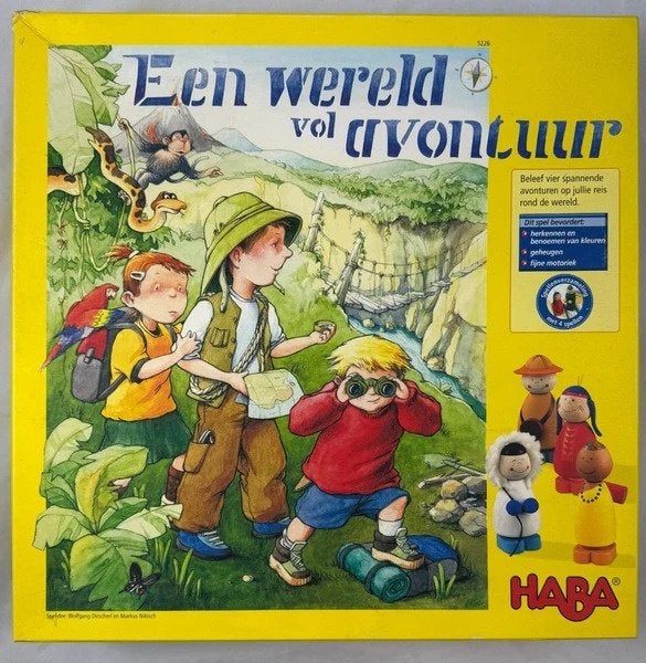 HABA 5226 World of Adventures collection de jeux 4 jeux, Envoi, Comme neuf