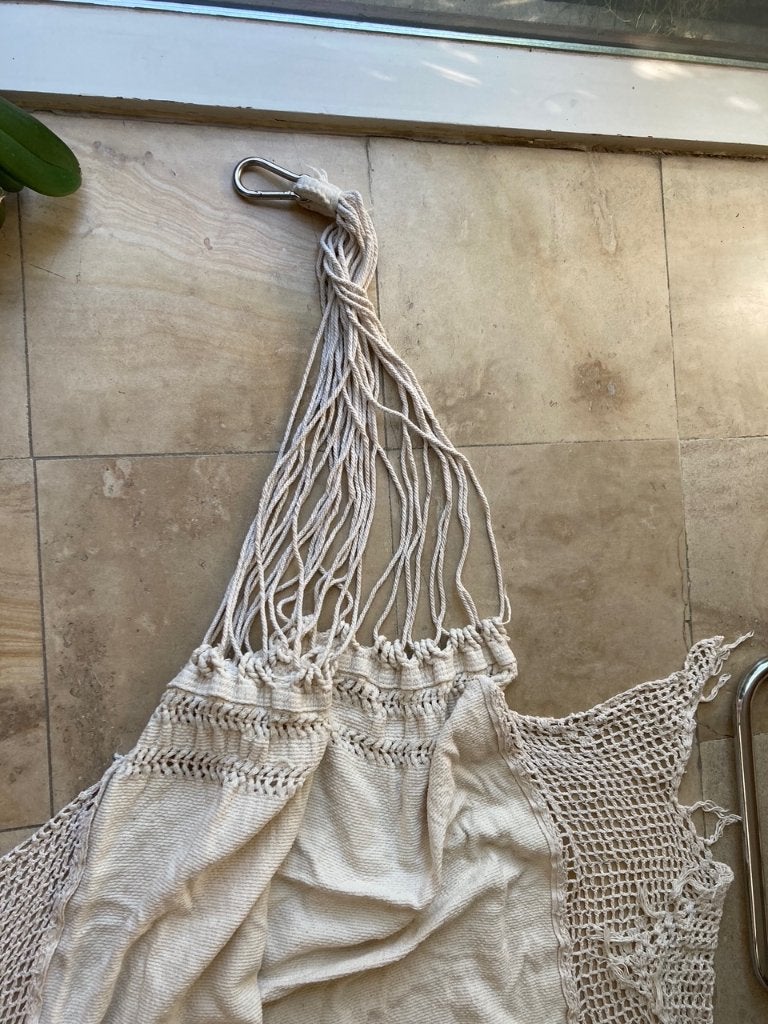 Véritable hamac brésilien en coton, Jardin & Terrasse, Enlèvement, Comme neuf, Une personne, Intérieur