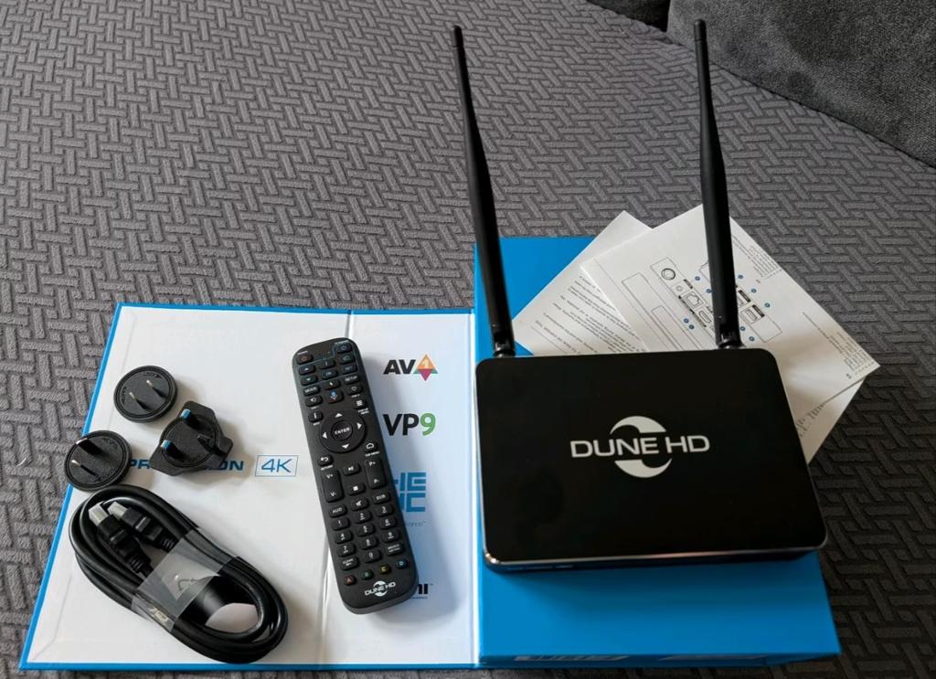Lecteur multimédia HD Dune Vision Pro 4K Dolby Vision HDR10, TV, Hi-fi & Vidéo, Enlèvement, Comme neuf, Audio optique, Sans disque dur