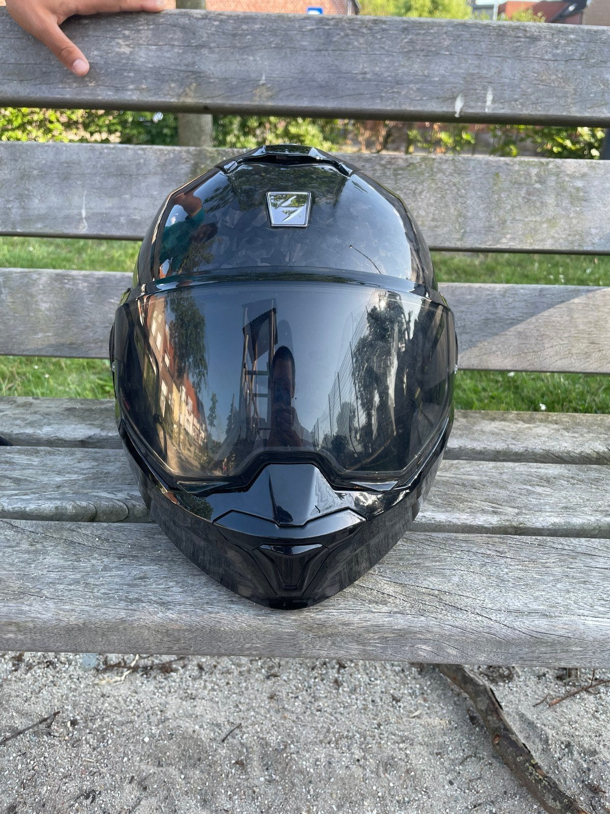 Exo 3 tech carbon fiber helm, Enlèvement, Comme neuf, Medium, Exo tech