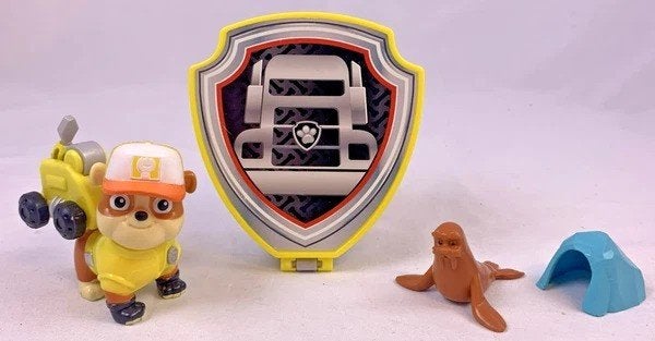 PAW Patrol Big Truck Pups Rubble Hero Pup Figuur Speelset, Verzenden, Zo goed als nieuw