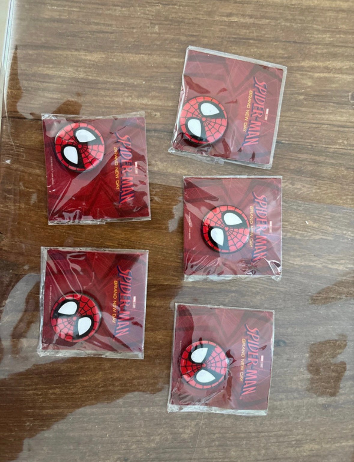 Spider-Man Brand New Day pins 5 stuks, Ophalen, Zo goed als nieuw