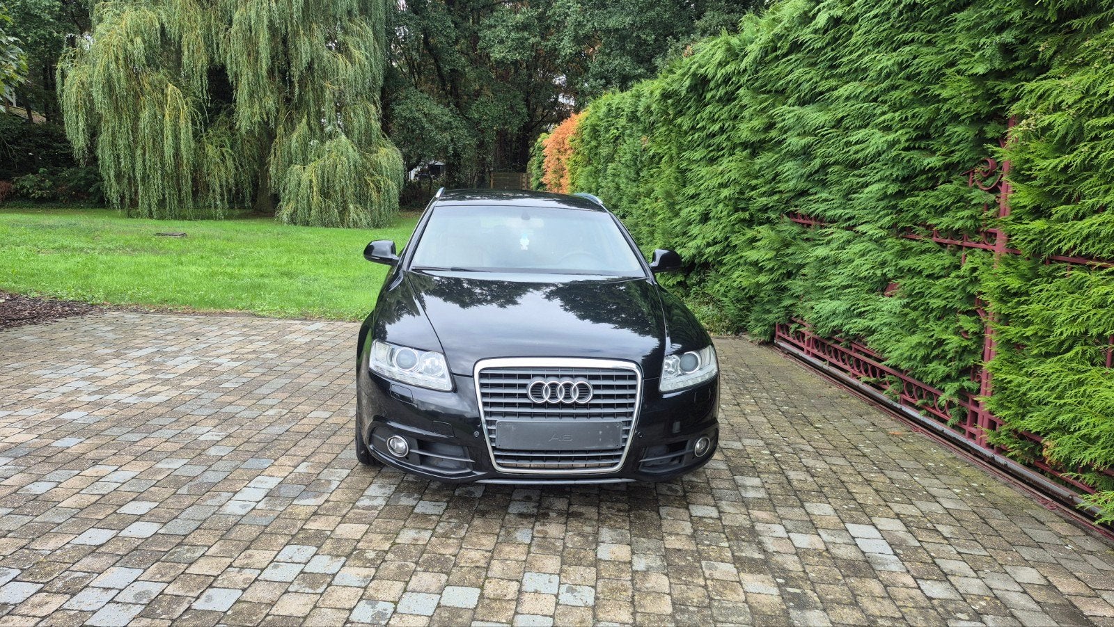 audi a6, Auto's, Voorwielaandrijving, Euro 5, Zwart, Leder