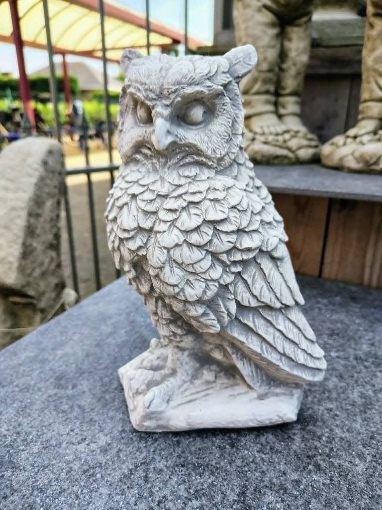 Betonnen tuinbeeld - uil, Enlèvement ou Envoi, Neuf, Béton, Animal