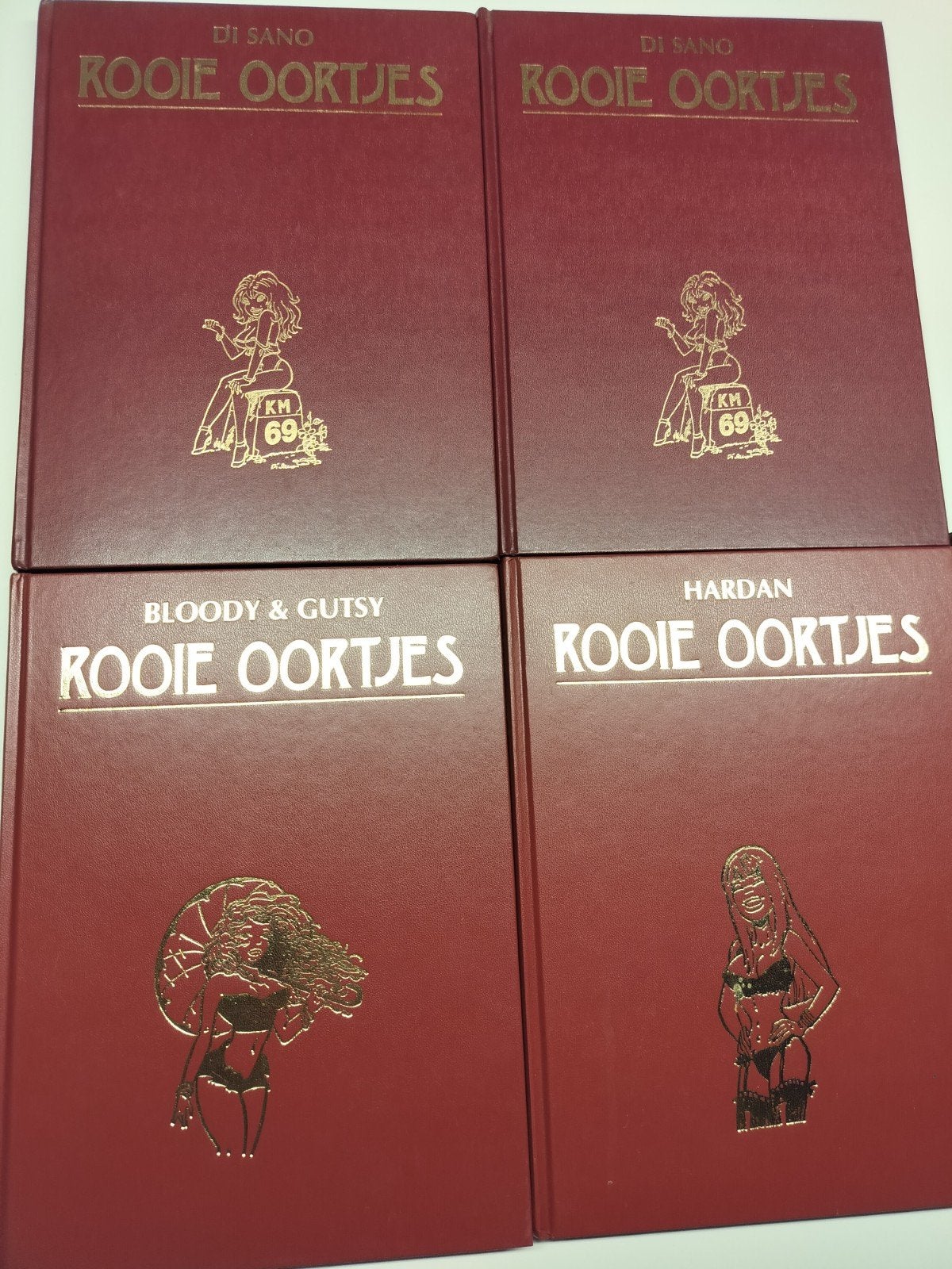 Rooie oortjes, Boeken, Ophalen