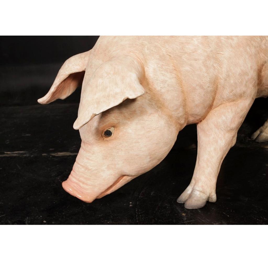 Fat Pig — Statue en forme de cochon, longueur 127 cm, Enlèvement, Neuf
