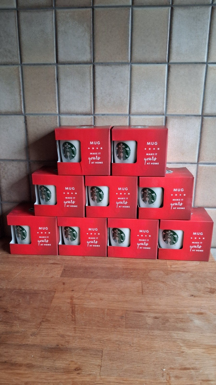 9 starbucks koppen, Ophalen, Starbucks
