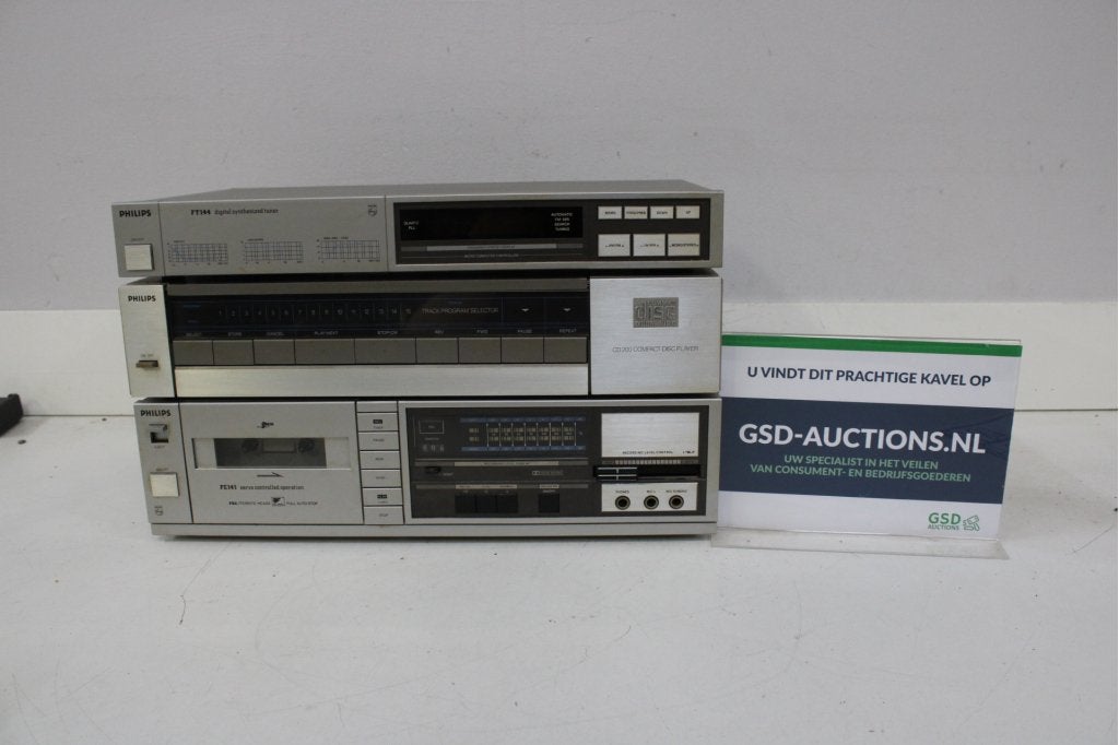 Philips FT144 tuner, CD200 speler en FC141 cassette recorder, Niet ingevuld, Niet ingevuld, Niet ingevuld