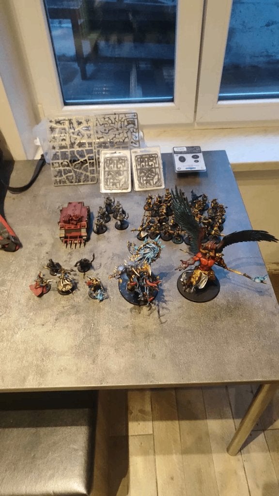 Armée Warhammer 40K Thousand Sons – Magnus – ~2000 pts, Enlèvement, Utilisé, 1:50 ou moins, Personnage ou Figurines