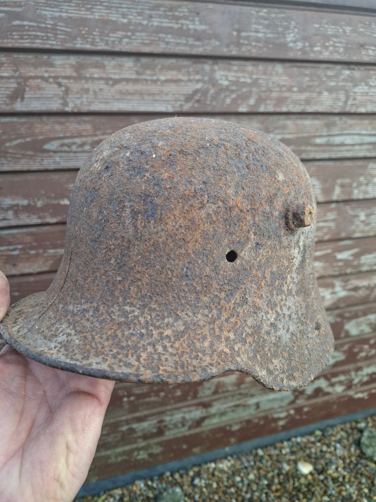 1914  1918 Duitse helm, Verzamelen, Ophalen of Verzenden, Landmacht, Helm of Baret