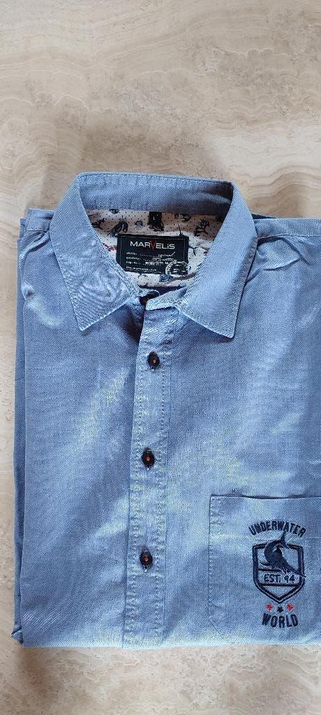 Blauw shirt „Marvelis”, Ophalen of Verzenden, Zo goed als nieuw, Blauw, Marvelis