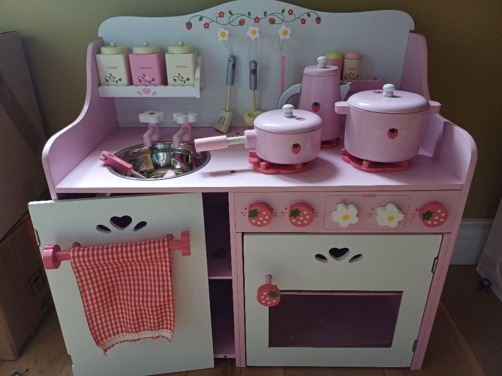 speelgoedkeuken hout, Kinderen en Baby's, Ophalen, Gebruikt, Hout, Speelkeuken