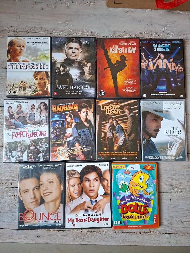 10 films + 1 jeu PC à vendre, Enlèvement ou Envoi, Comme neuf, Action