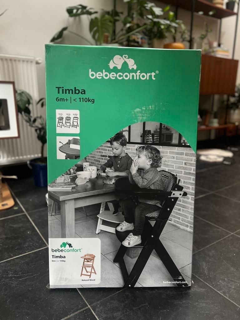 Kinderstoel Bebeconfort Timba. Gloednieuw en ongeopend., Ophalen, Nieuw, Meegroeistoel, Gordel(s)